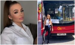 Тя ще бъде в модела: красиво момиче - шофьор на автобус, отказва да смени работата