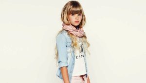 Denim jackets for girls - children's fashion this year