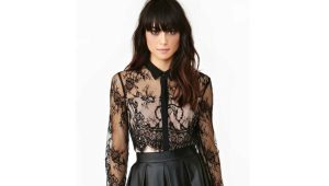 Transparent blouses