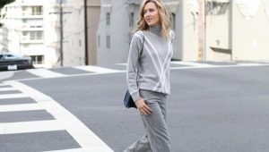 Gray trousers