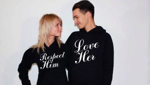 Paired hoodies