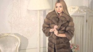 Marten fur coat