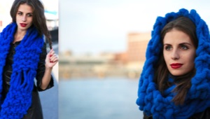 Knitted head scarf