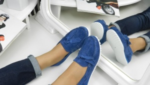Suede loafers
