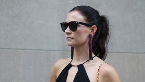 Oscar de la Renta earrings
