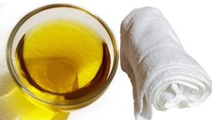 Features of whitening linen with sunflower oil at home