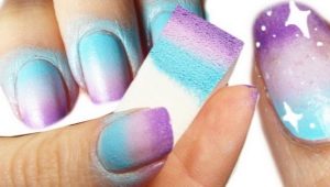 How to make a gradient on your nails?
