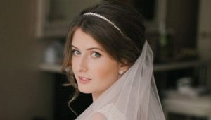 Wedding hairstyles with tiara and veil