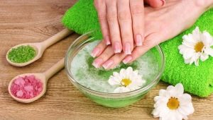 We make baths with nail salt