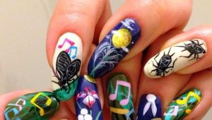 Insect manicure design ideas