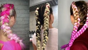 Boxing braids with kanekalon: types and subtleties of creation
