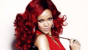 Red hair dyes: color palette and recommendations for dyeing