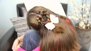 Hairstyle in the form of a heart: ideas and weaving