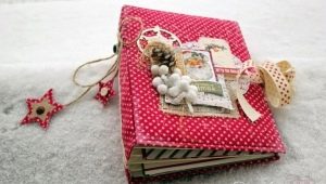 How to make a New Year's album using scrapbooking technique?
