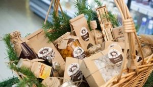 How to collect a grocery basket as a gift for the New Year?