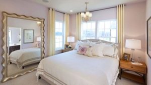 How to choose and install a mirror in the bedroom?