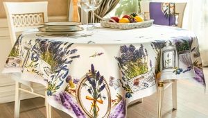 Oilcloth on the table for the kitchen: types and selection