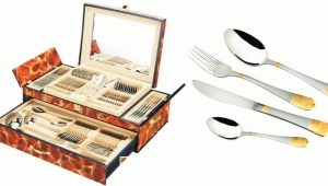 Ensembles de couverts avec 72 pièces