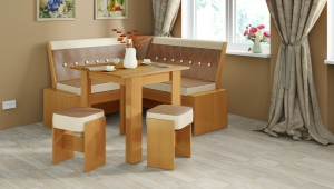 Upholstered kitchen corners: design options and selection criteria