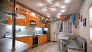 False ceilings in the kitchen: features, varieties and choices