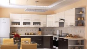 Built-in corner kitchens: varieties, choices, examples