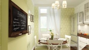 Choosing wallpaper for a small kitchen