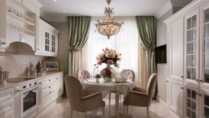 The choice of design for the kitchen 12 sq. m