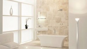 Beige bathroom tiles: features and design options