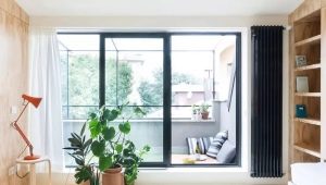 French doors to the balcony and loggia: features and types
