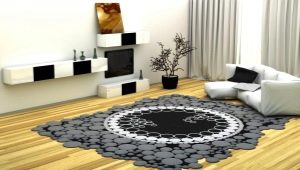 Carpets in the living room: varieties, choices, examples