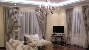 Tulle and curtains for the hall: varieties, tips for choosing, examples