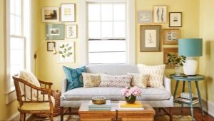 Interior design options for the hall 18 sq. m