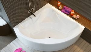 Corner acrylic bathtubs: varieties, sizes and tips for choosing