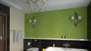 Liquid wallpaper for the bathroom: features, pros and cons, selection rules