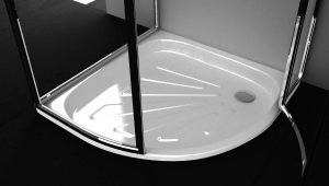 Steel shower trays: features, varieties and choices