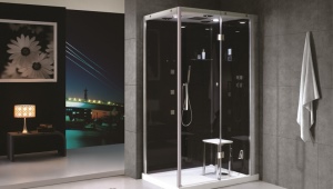 Features of a shower cabin with a size of 90x120 cm