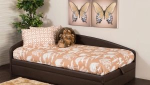 Half-double ottoman bed: features, models and choice