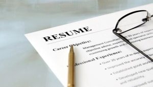 Desired position in resume