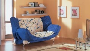 Sofas with a click-gag mechanism: what are they and how are they laid out?