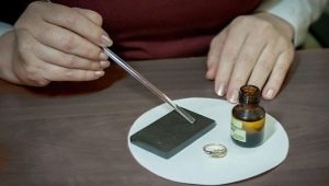 How to test gold with iodine?