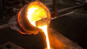 Temperature and methods of melting brass