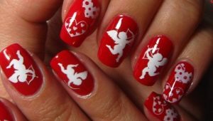Manicure Design Ideas for February 14