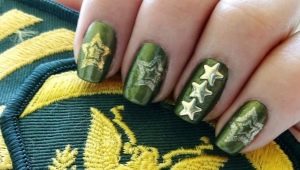 Beautiful manicure for February 23