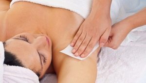 Underarm waxing