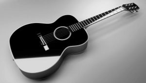 Black guitars - a classic of color