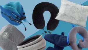 Assortment of travel pillows