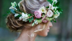 Making a wreath on your head