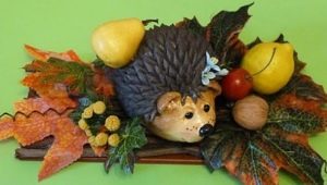 Autumn crafts from salt dough