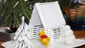 Crafts from cotton swabs