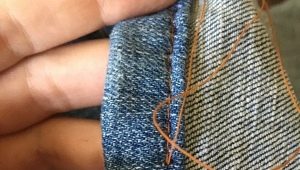 What thread to hem denim with?